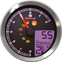 Load image into Gallery viewer, KOSO SPEEDO / TACH BLK BEZEL LCD COLOR CHANGE DISPLAY