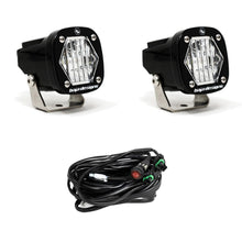 Load image into Gallery viewer, S1 Black LED Auxiliary Light Pod Pair