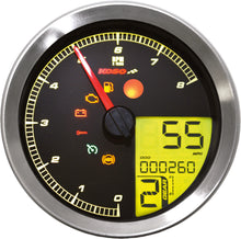 Load image into Gallery viewer, KOSO SPEEDO / TACH BLK BEZEL LCD COLOR CHANGE DISPLAY