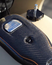 Load image into Gallery viewer, HOFMANN DESIGNS CARBON FIBER DASH LOW RIDER S/ST- BILLET LOGO
