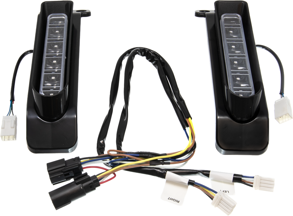 LETRIC LIGHTING CO SADDLEBAG FILLER LED INSERTS BLACK