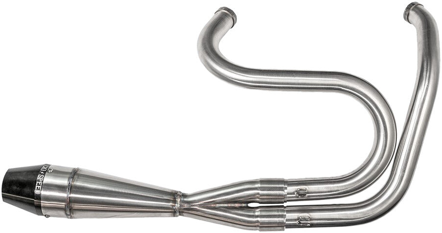 SAWICKI SPEED SHOP 2IN1 SPORTSTER CANNON BRUSHED `04-21